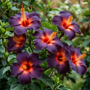 Гибискус Вивида Флэр купить по цене от 279р. в интернет-магазине «Посадика» с доставкой почтой в в Кимовске и по всей России – [изображение №1].